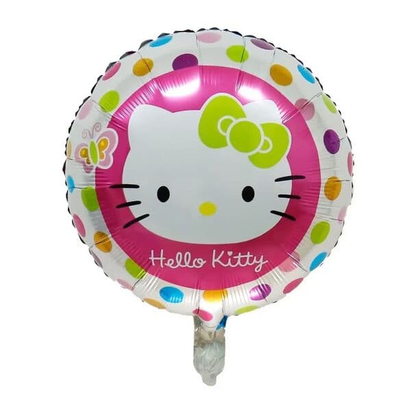 Круг F «Китти, разноцветный горох» 18″