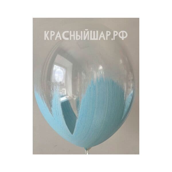 B «Браш кристалл Голубой Макарун», 14"