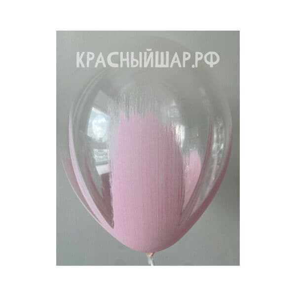 B «Браш кристалл Розовый Макарун», 14"