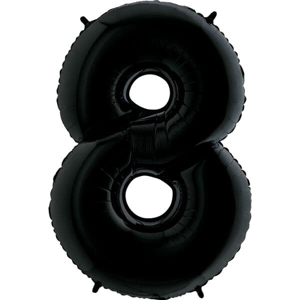 Цифра G "Черный, 8" 40"