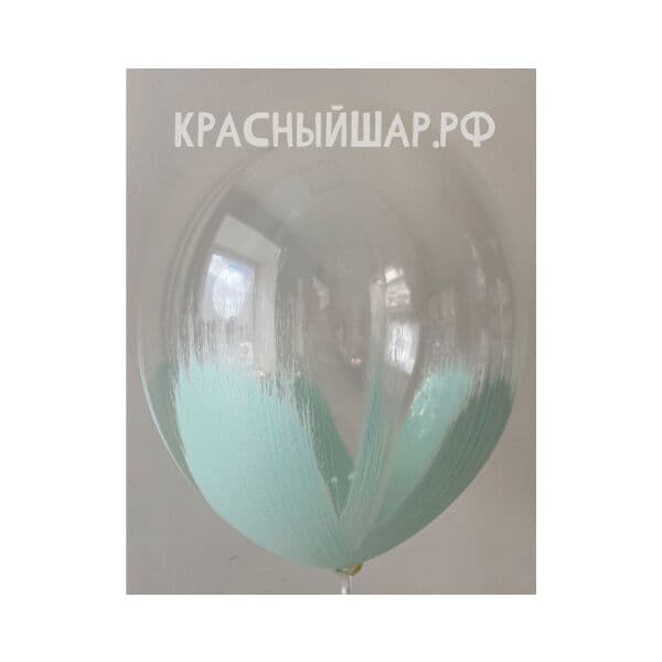 B «Браш кристалл Бирюзовый», 14"