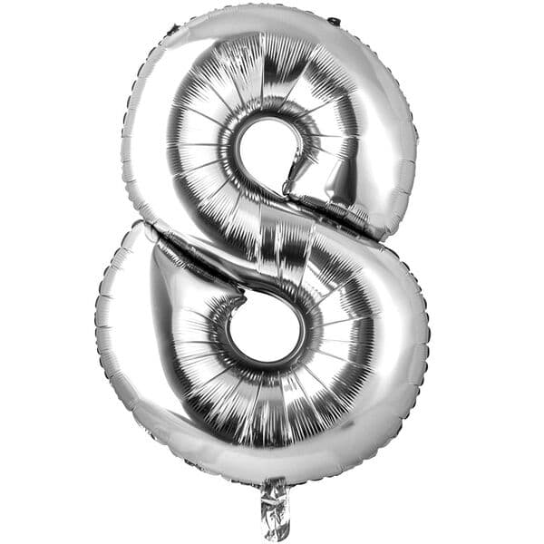 Цифра ВЗ "Серебро, 8" 26"
