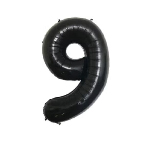 Цифра F "Черный, 9" 40"