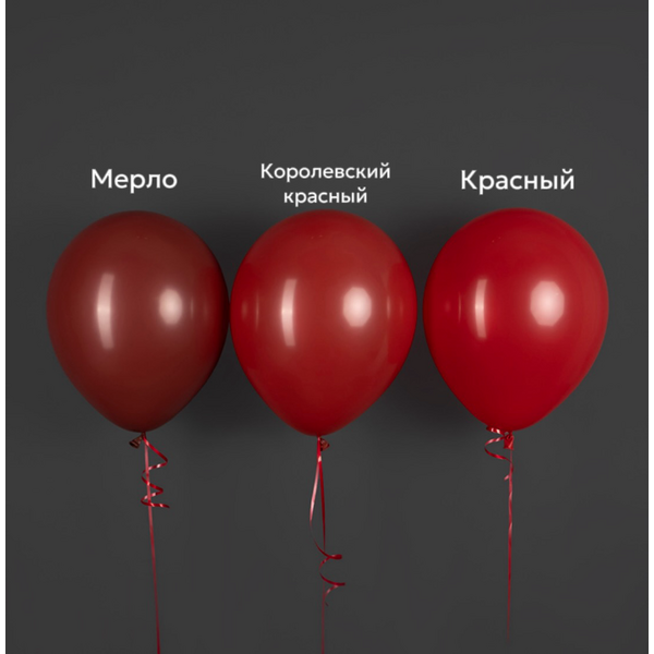 S «Пастель Королевский красный» 12″
