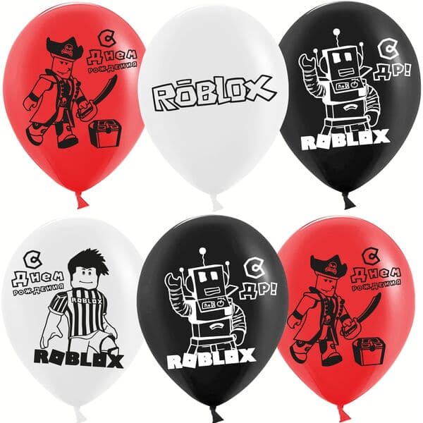 ДБ «Роблокс, С Днем Рождения!, Ассорти, пастель, 2 ст»