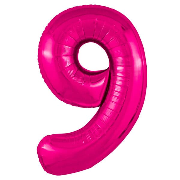 Цифра Ag "Фуксия , Slim 9" 40"
