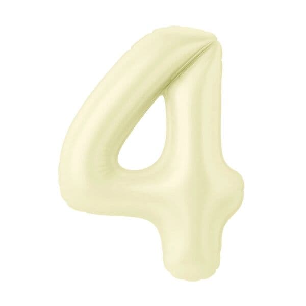 Цифра Ag "Пыльный лайм, Slim 4" 40"